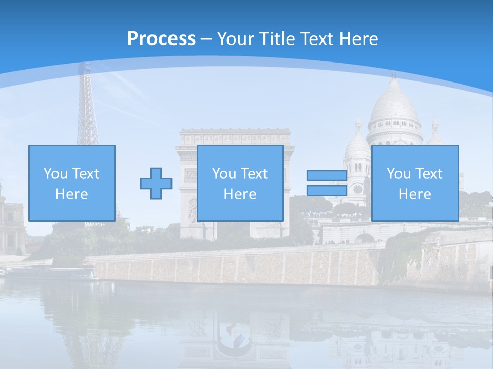 Pont Capitale Arc De Triomphe PowerPoint Template