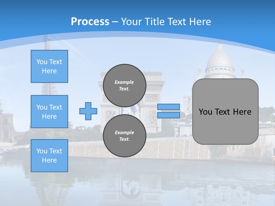 Pont Capitale Arc De Triomphe PowerPoint Template