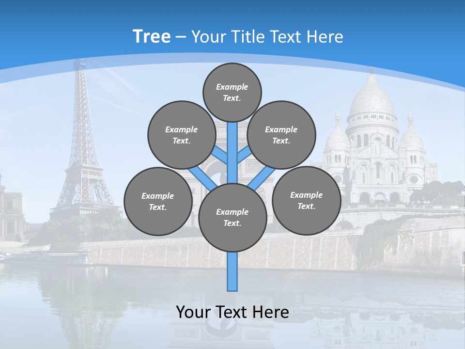 Pont Capitale Arc De Triomphe PowerPoint Template