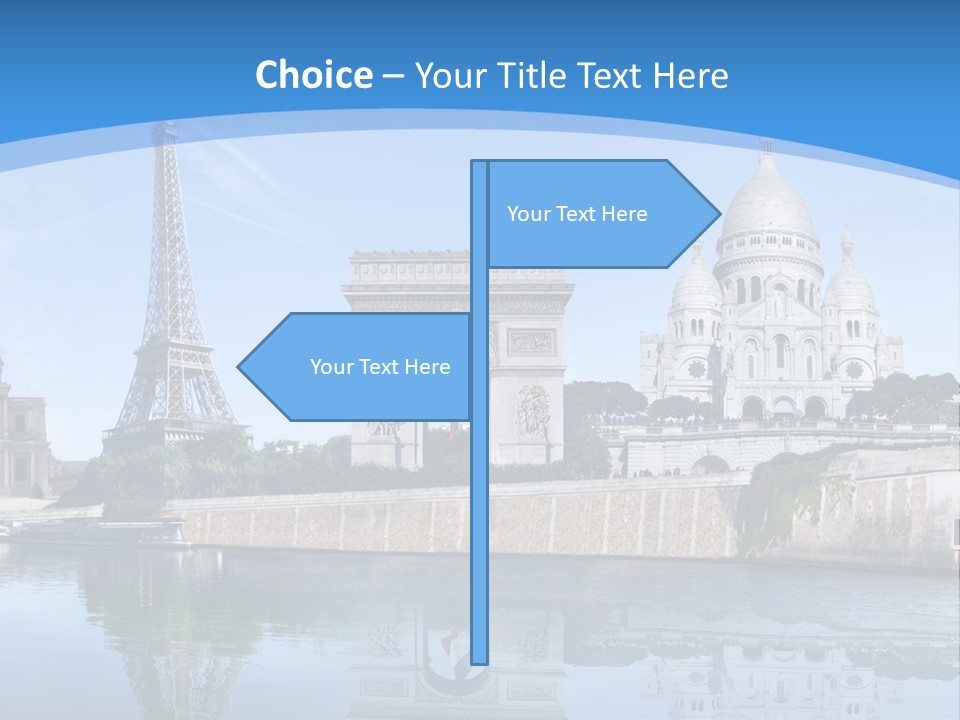 Pont Capitale Arc De Triomphe PowerPoint Template