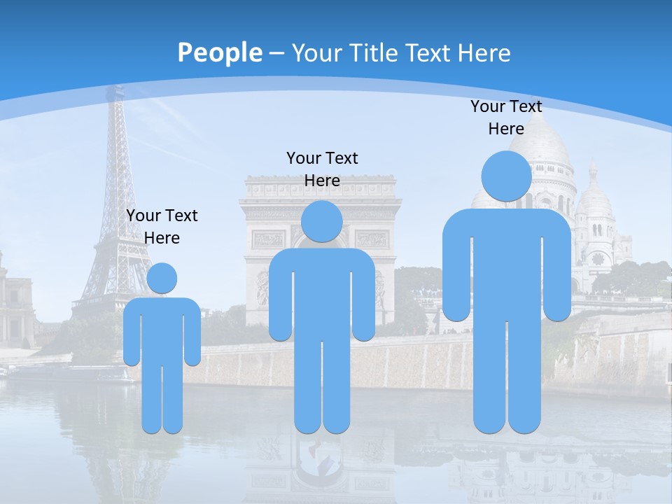 Pont Capitale Arc De Triomphe PowerPoint Template