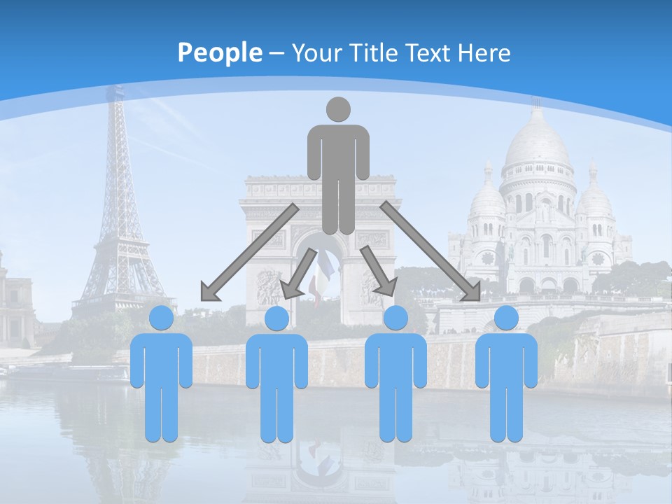 Pont Capitale Arc De Triomphe PowerPoint Template