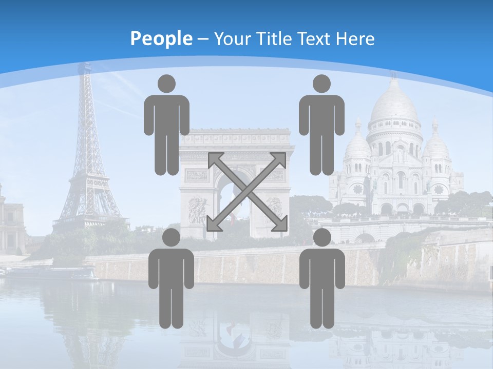 Pont Capitale Arc De Triomphe PowerPoint Template