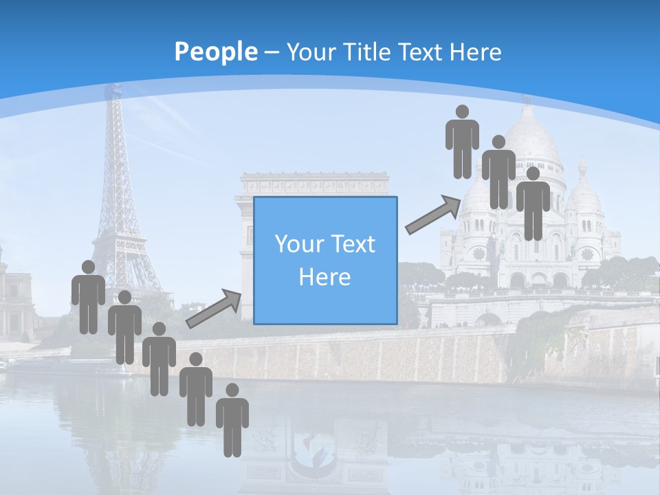 Pont Capitale Arc De Triomphe PowerPoint Template