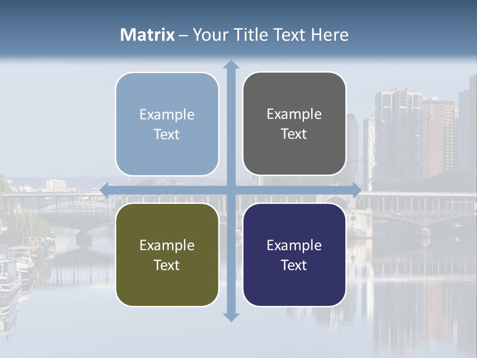 Javel Quartier Front De Seine PowerPoint Template