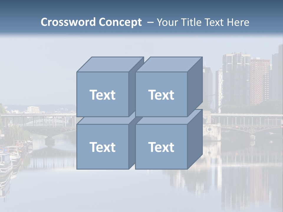 Javel Quartier Front De Seine PowerPoint Template