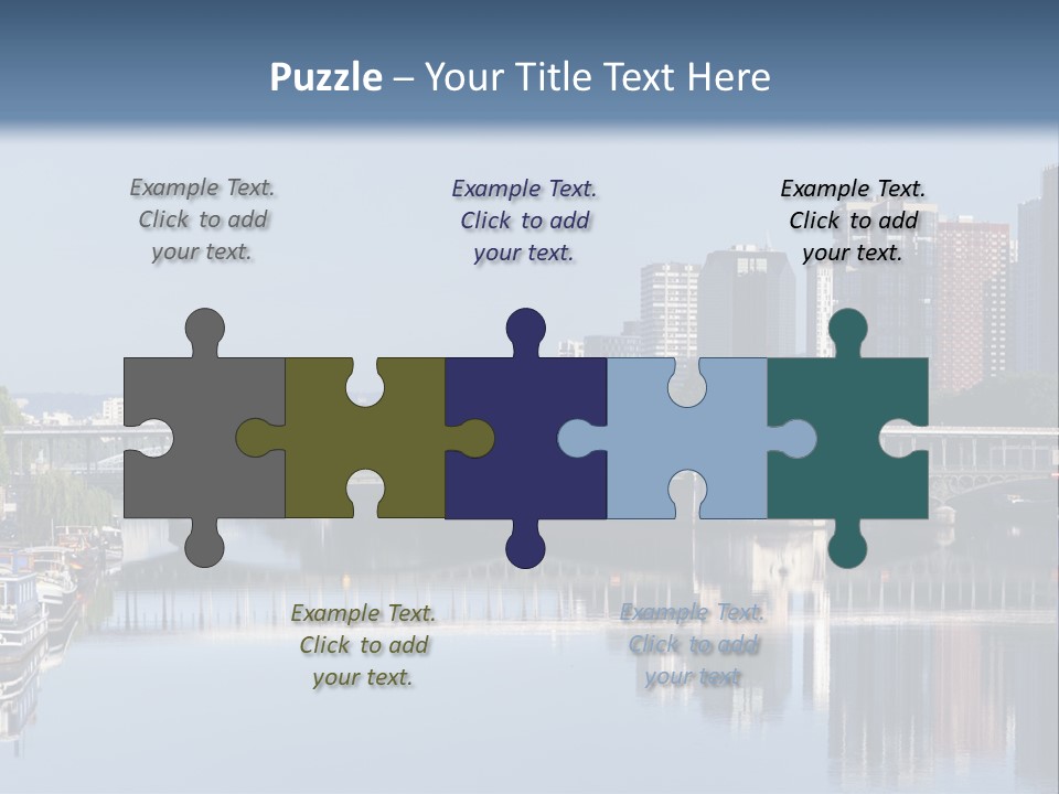 Javel Quartier Front De Seine PowerPoint Template