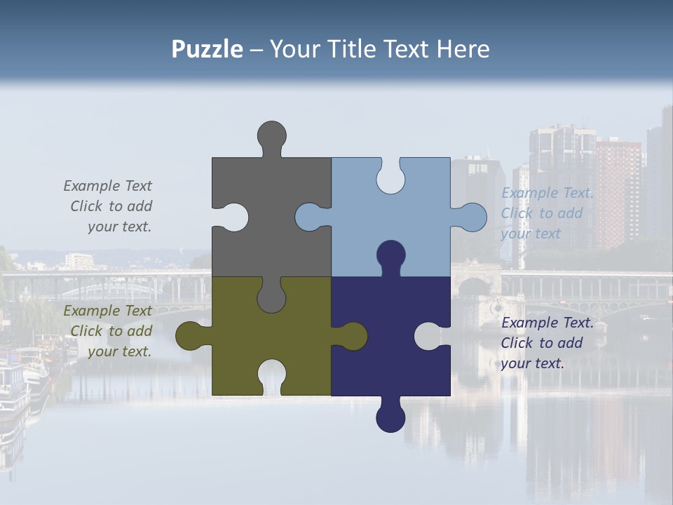 Javel Quartier Front De Seine PowerPoint Template