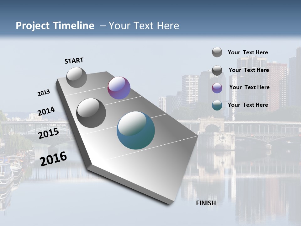 Javel Quartier Front De Seine PowerPoint Template