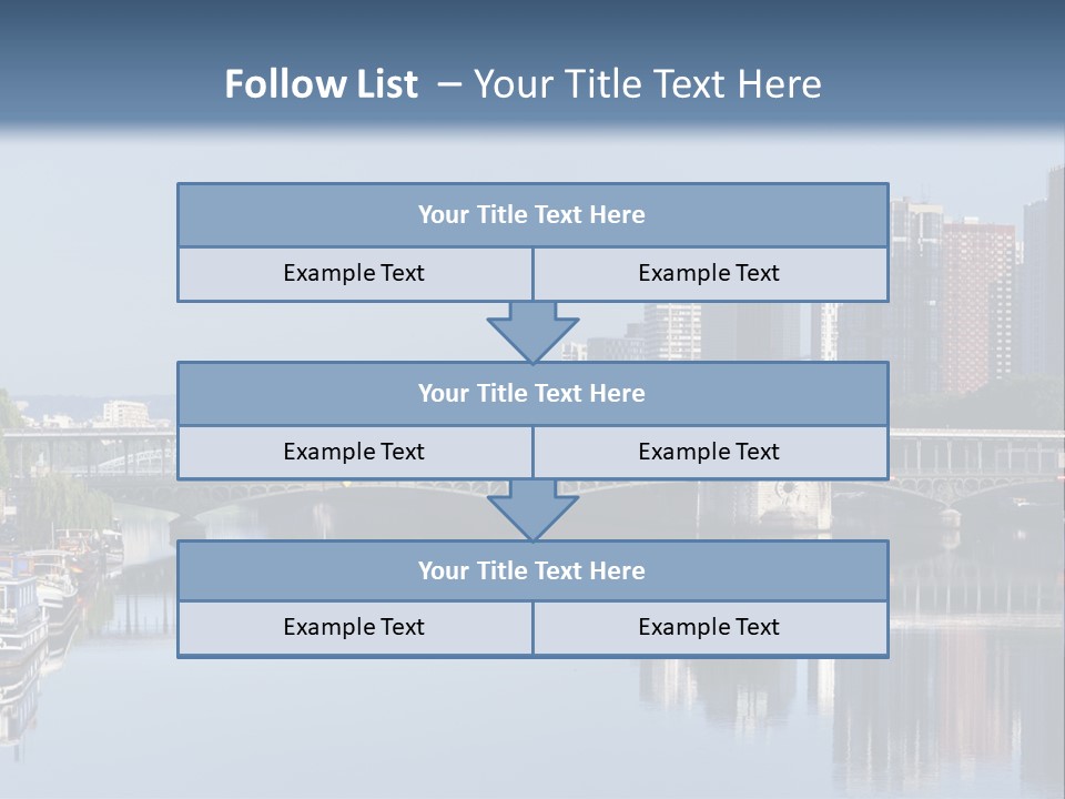 Javel Quartier Front De Seine PowerPoint Template