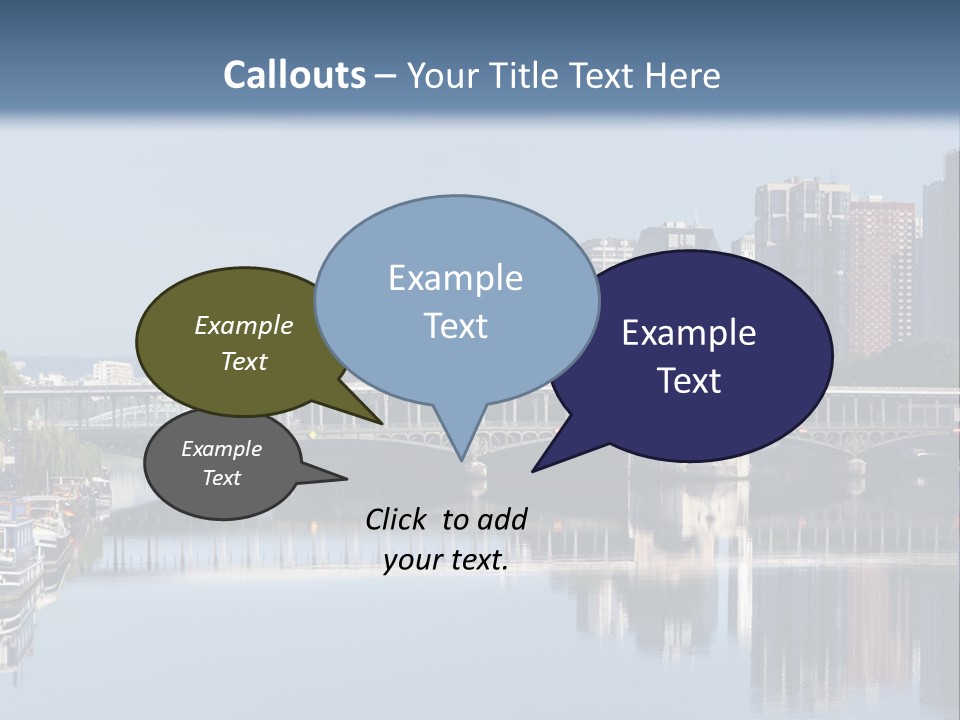 Javel Quartier Front De Seine PowerPoint Template