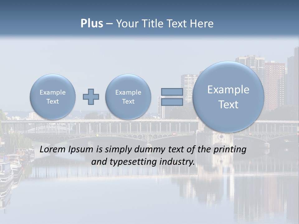 Javel Quartier Front De Seine PowerPoint Template