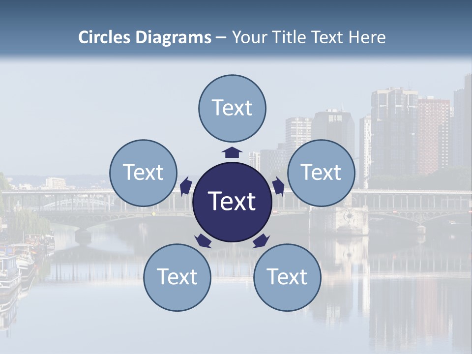 Javel Quartier Front De Seine PowerPoint Template