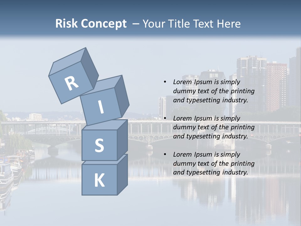 Javel Quartier Front De Seine PowerPoint Template