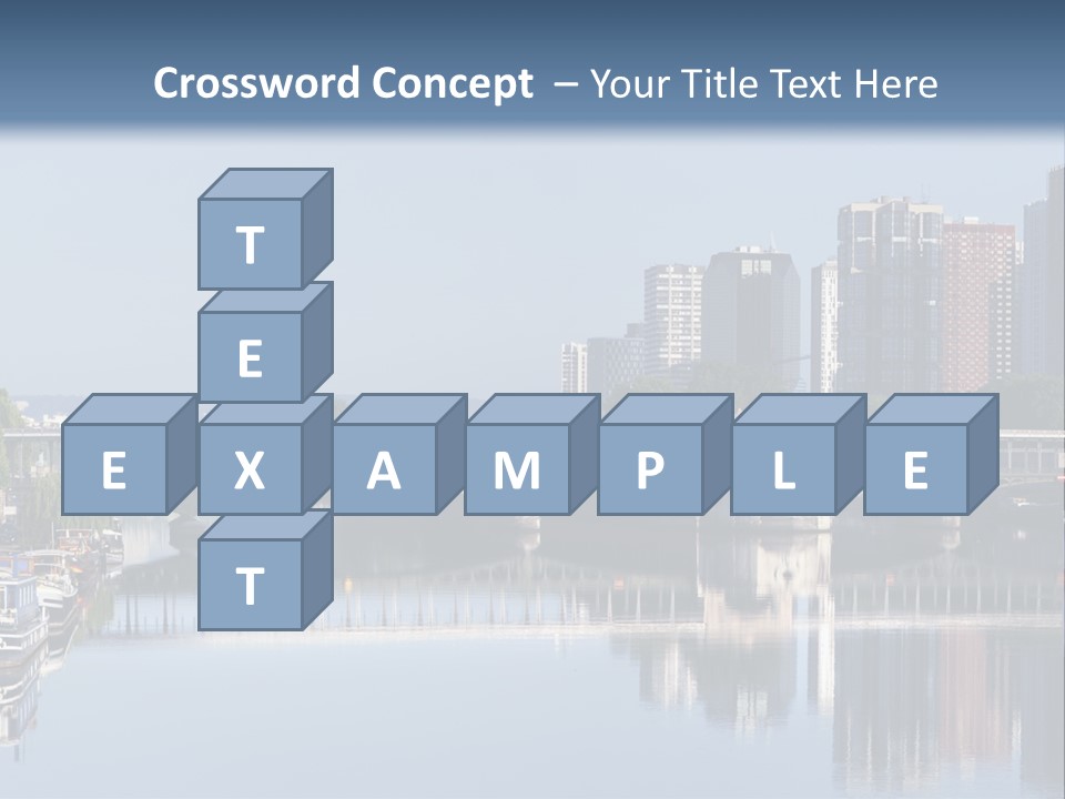 Javel Quartier Front De Seine PowerPoint Template