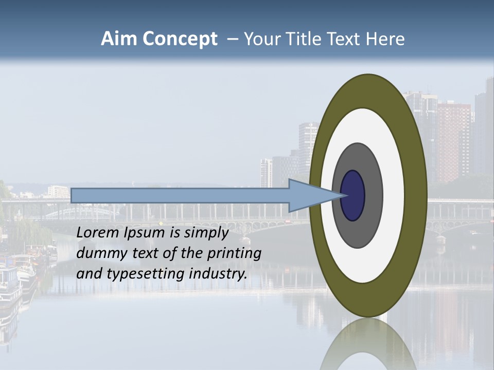 Javel Quartier Front De Seine PowerPoint Template