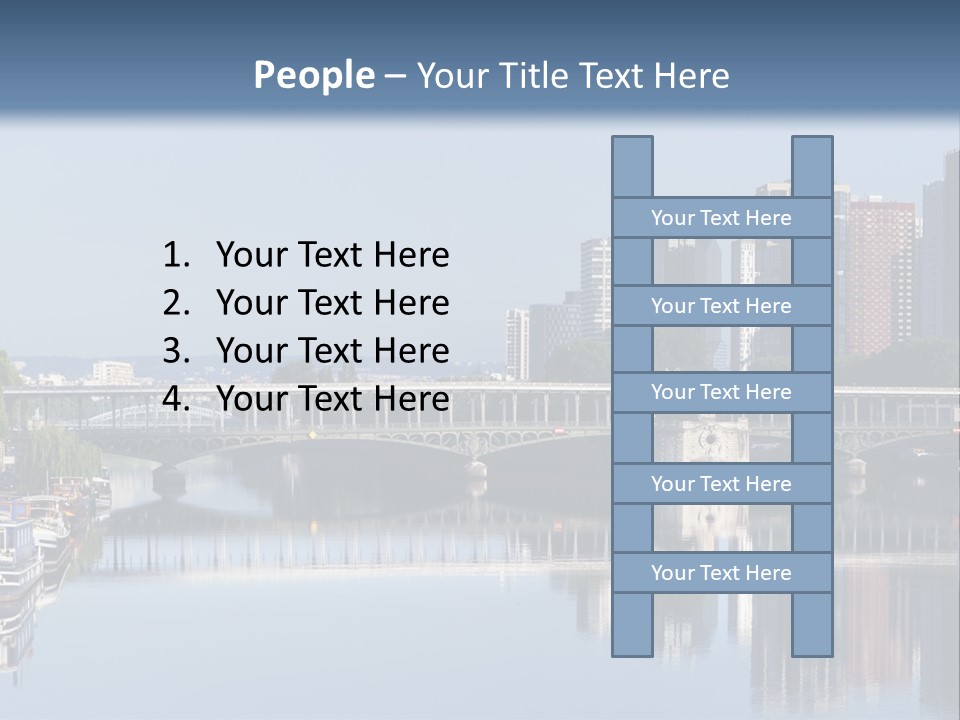 Javel Quartier Front De Seine PowerPoint Template