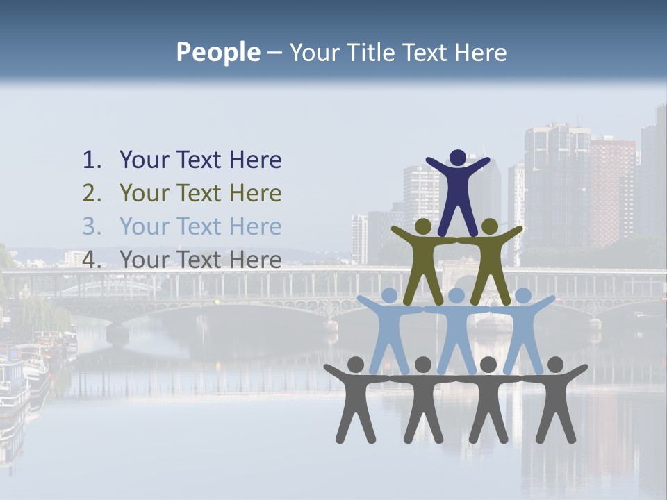 Javel Quartier Front De Seine PowerPoint Template