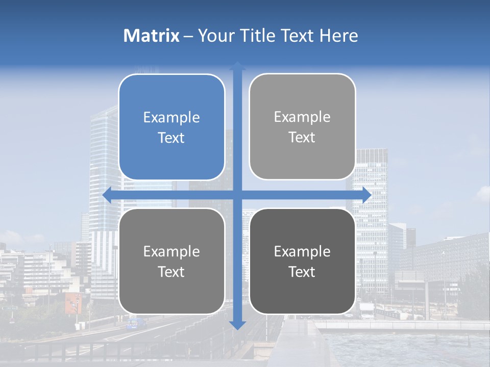 Panorama Europe Paysage Urbain PowerPoint Template