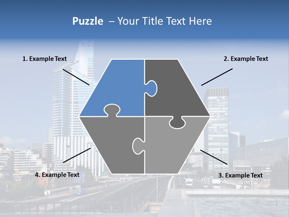 Panorama Europe Paysage Urbain PowerPoint Template