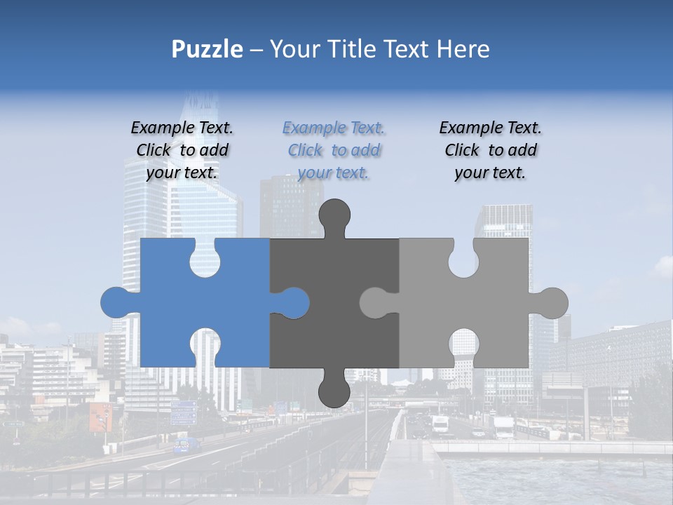 Panorama Europe Paysage Urbain PowerPoint Template