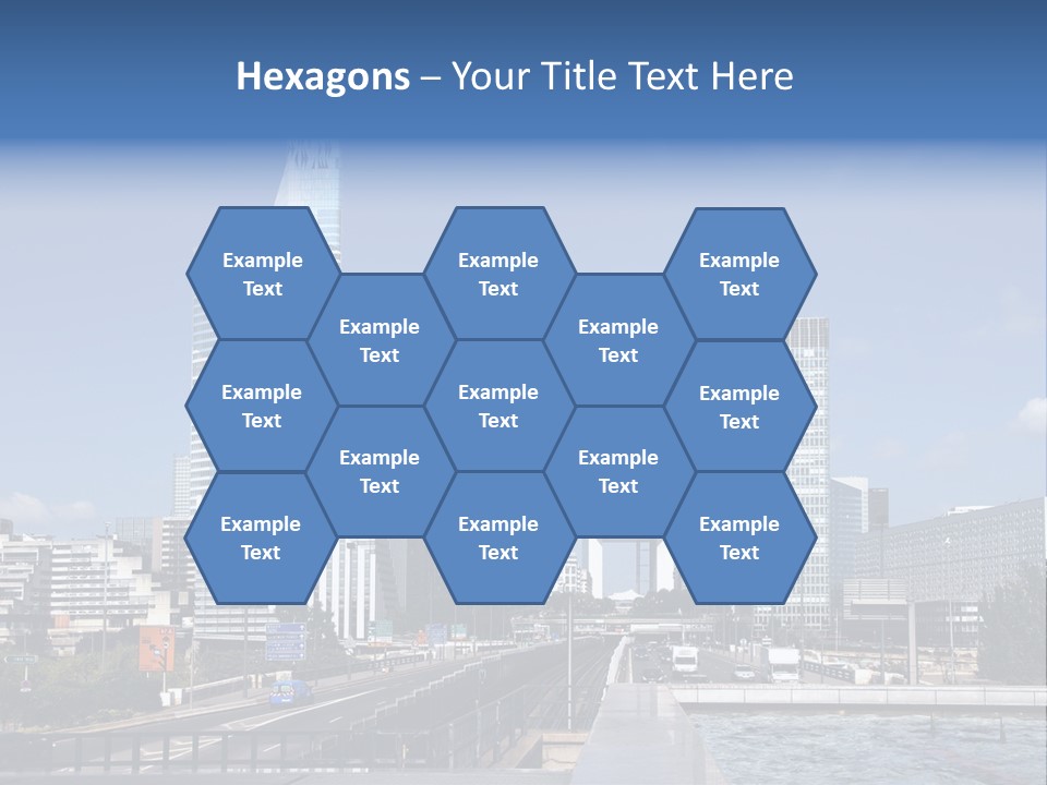 Panorama Europe Paysage Urbain PowerPoint Template