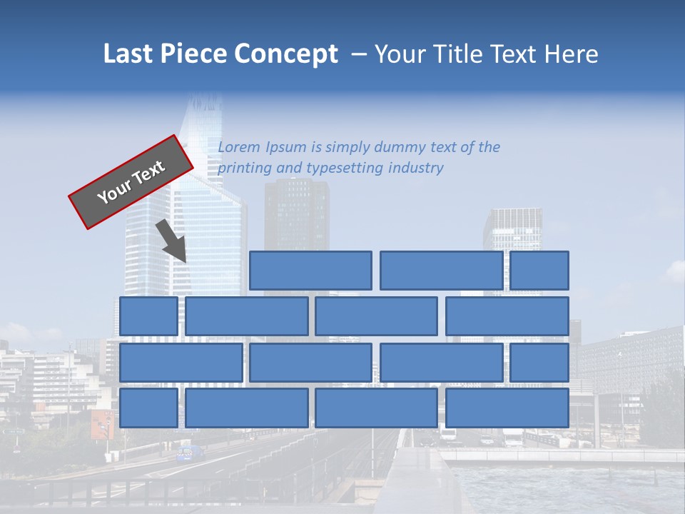 Panorama Europe Paysage Urbain PowerPoint Template