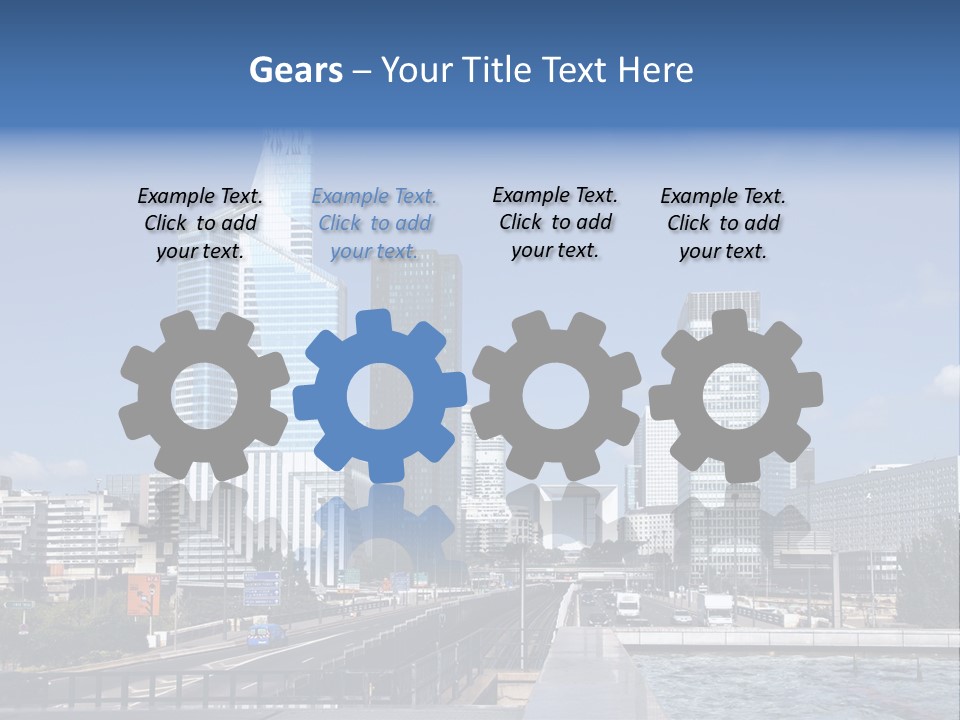 Panorama Europe Paysage Urbain PowerPoint Template