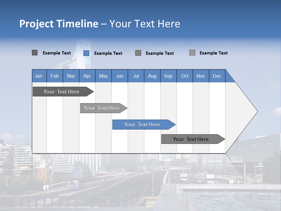 Panorama Europe Paysage Urbain PowerPoint Template