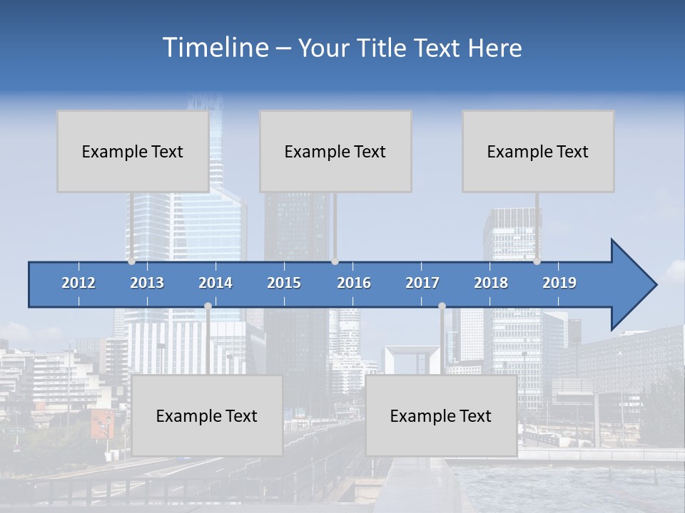 Panorama Europe Paysage Urbain PowerPoint Template