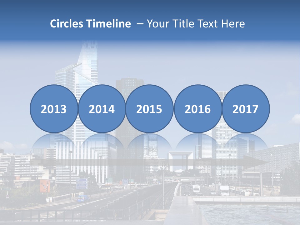 Panorama Europe Paysage Urbain PowerPoint Template