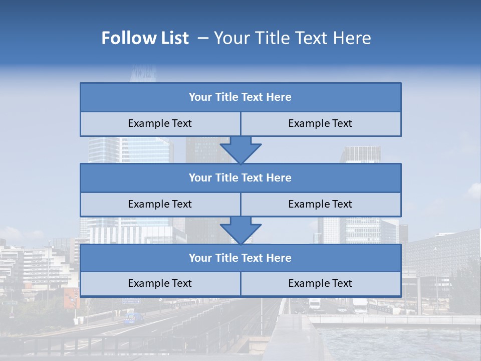 Panorama Europe Paysage Urbain PowerPoint Template
