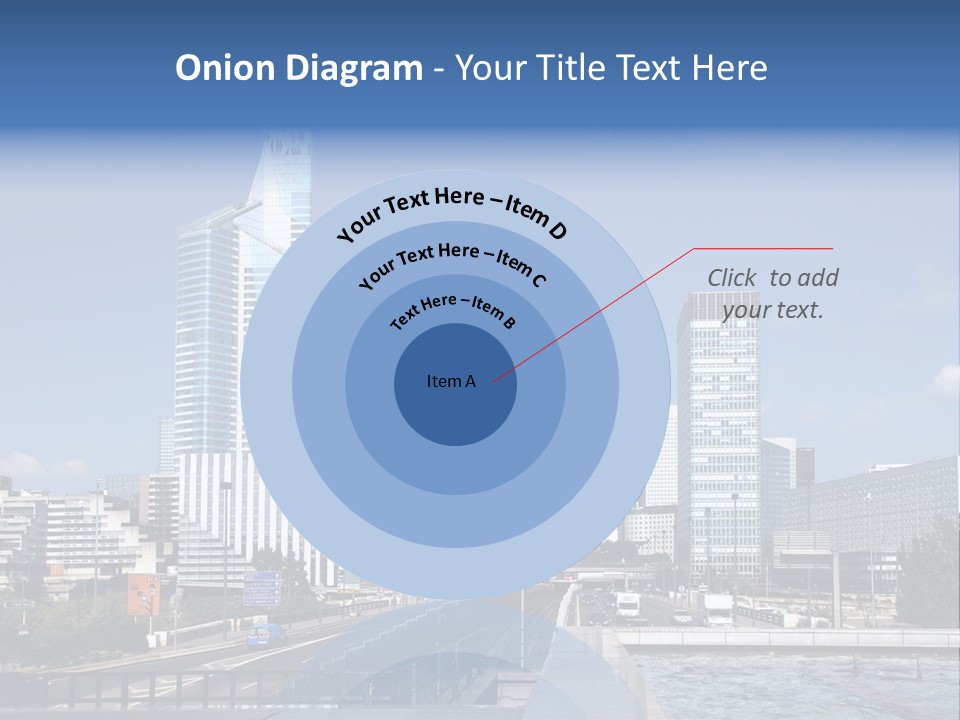 Panorama Europe Paysage Urbain PowerPoint Template