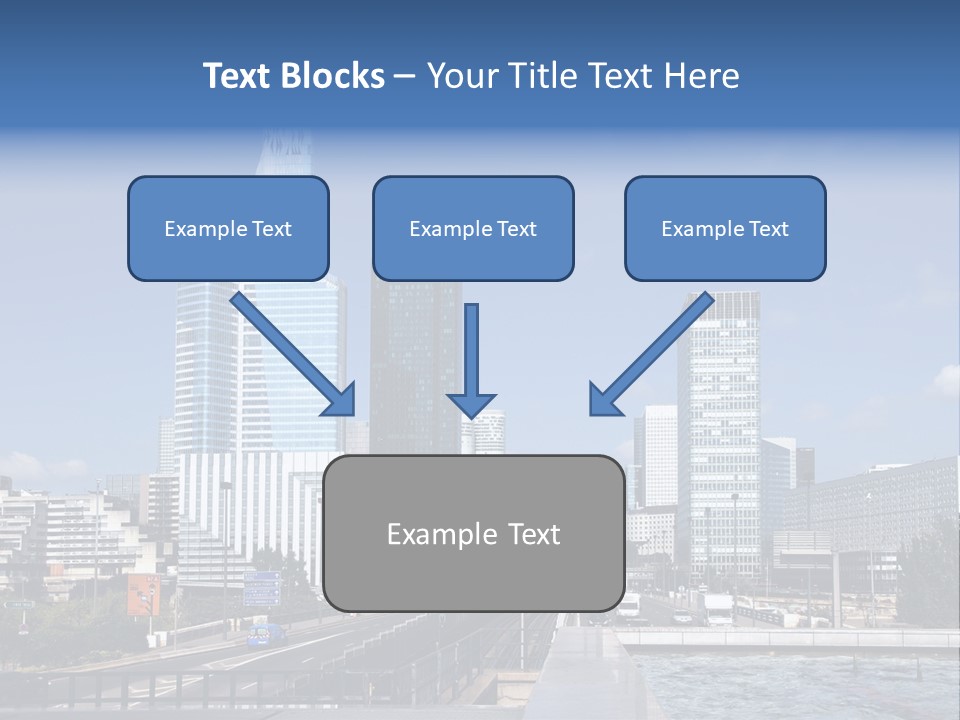 Panorama Europe Paysage Urbain PowerPoint Template