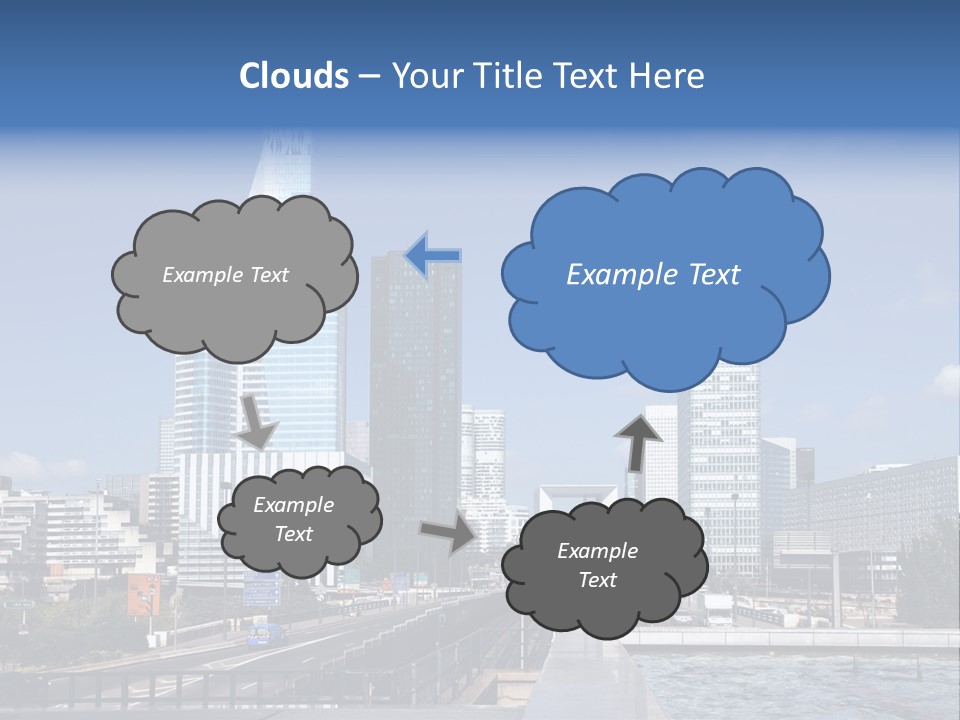 Panorama Europe Paysage Urbain PowerPoint Template
