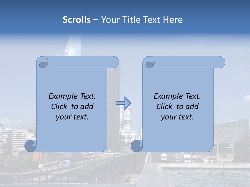 Panorama Europe Paysage Urbain PowerPoint Template