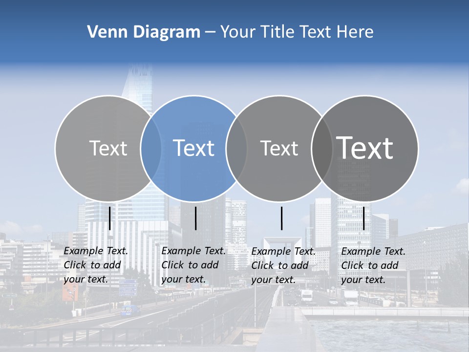 Panorama Europe Paysage Urbain PowerPoint Template