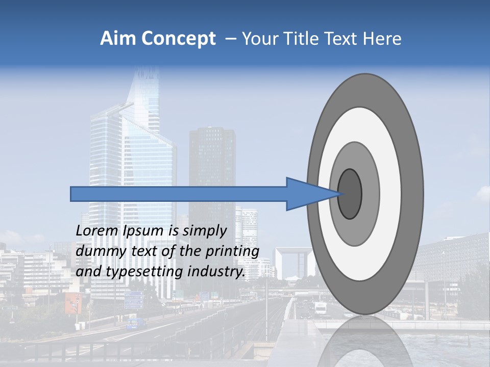 Panorama Europe Paysage Urbain PowerPoint Template