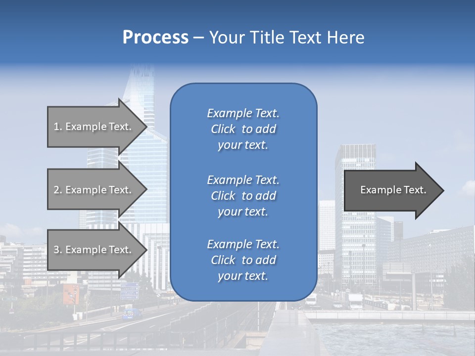 Panorama Europe Paysage Urbain PowerPoint Template