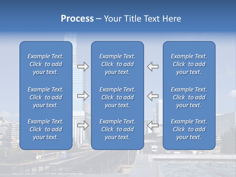 Panorama Europe Paysage Urbain PowerPoint Template