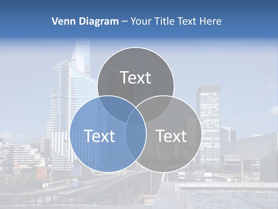 Panorama Europe Paysage Urbain PowerPoint Template