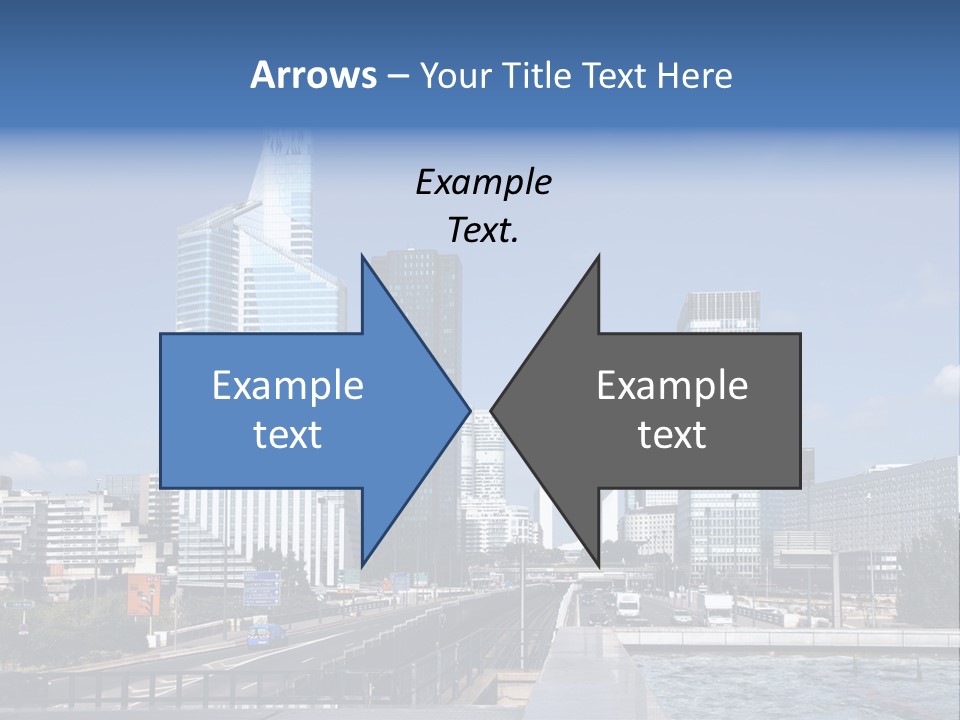 Panorama Europe Paysage Urbain PowerPoint Template