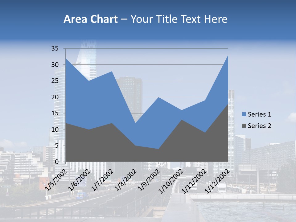 Panorama Europe Paysage Urbain PowerPoint Template