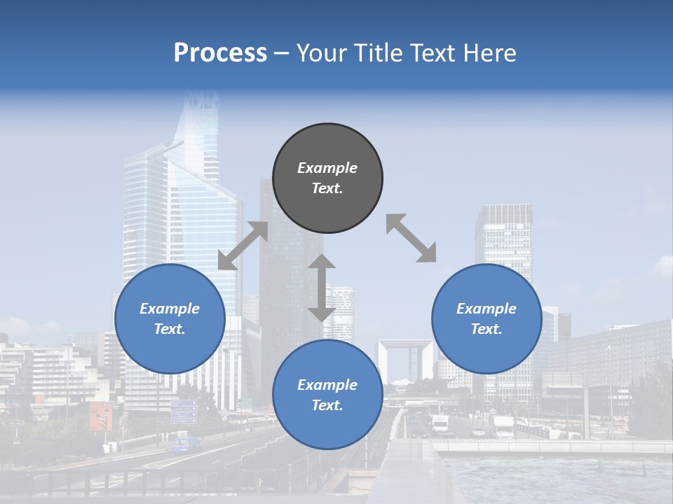 Panorama Europe Paysage Urbain PowerPoint Template