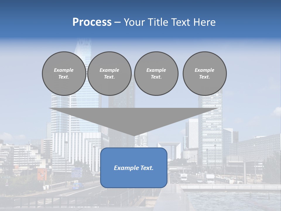 Panorama Europe Paysage Urbain PowerPoint Template
