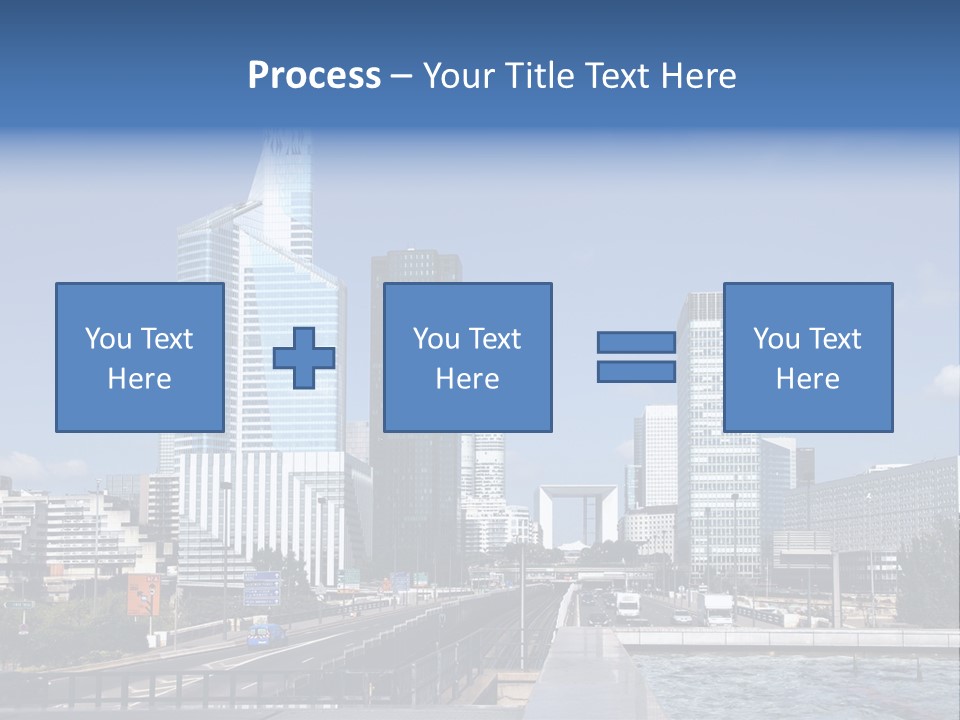 Panorama Europe Paysage Urbain PowerPoint Template