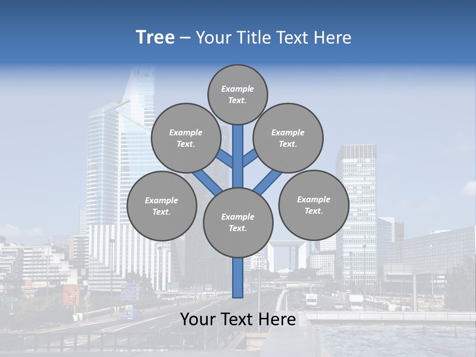 Panorama Europe Paysage Urbain PowerPoint Template