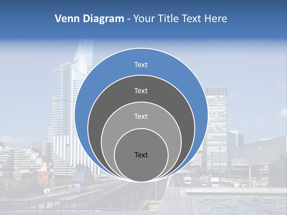 Panorama Europe Paysage Urbain PowerPoint Template