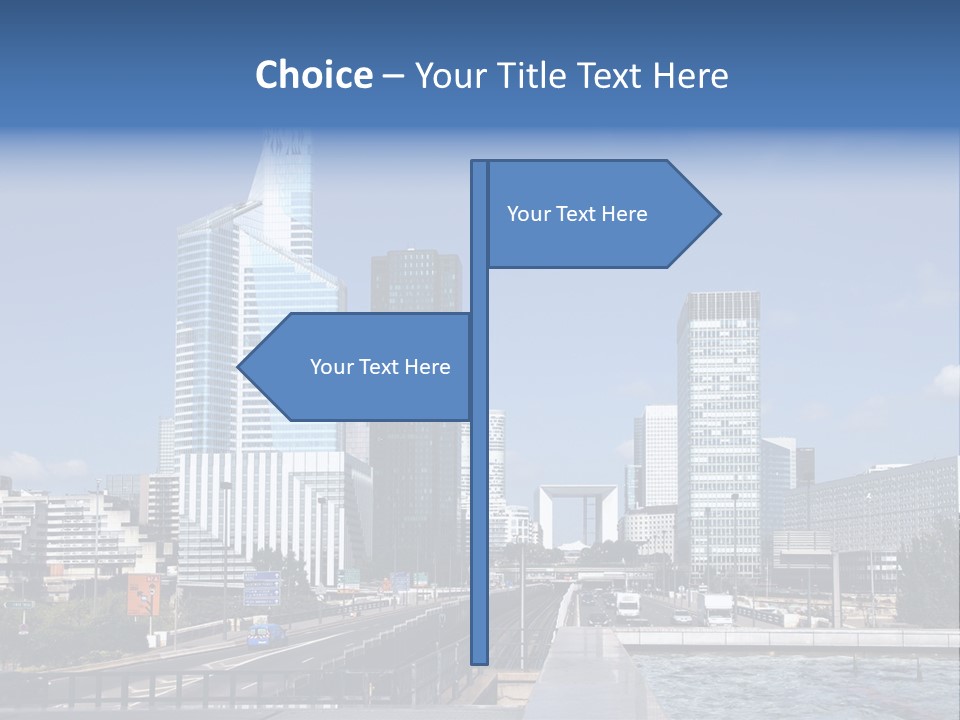 Panorama Europe Paysage Urbain PowerPoint Template