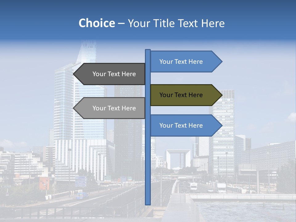 Panorama Europe Paysage Urbain PowerPoint Template